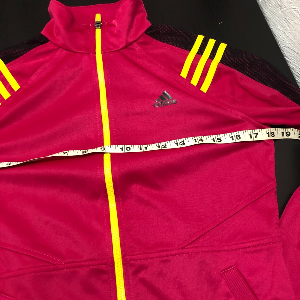 Pink Adidas Zip Front Track Jacket Small - Picture 7 of 8